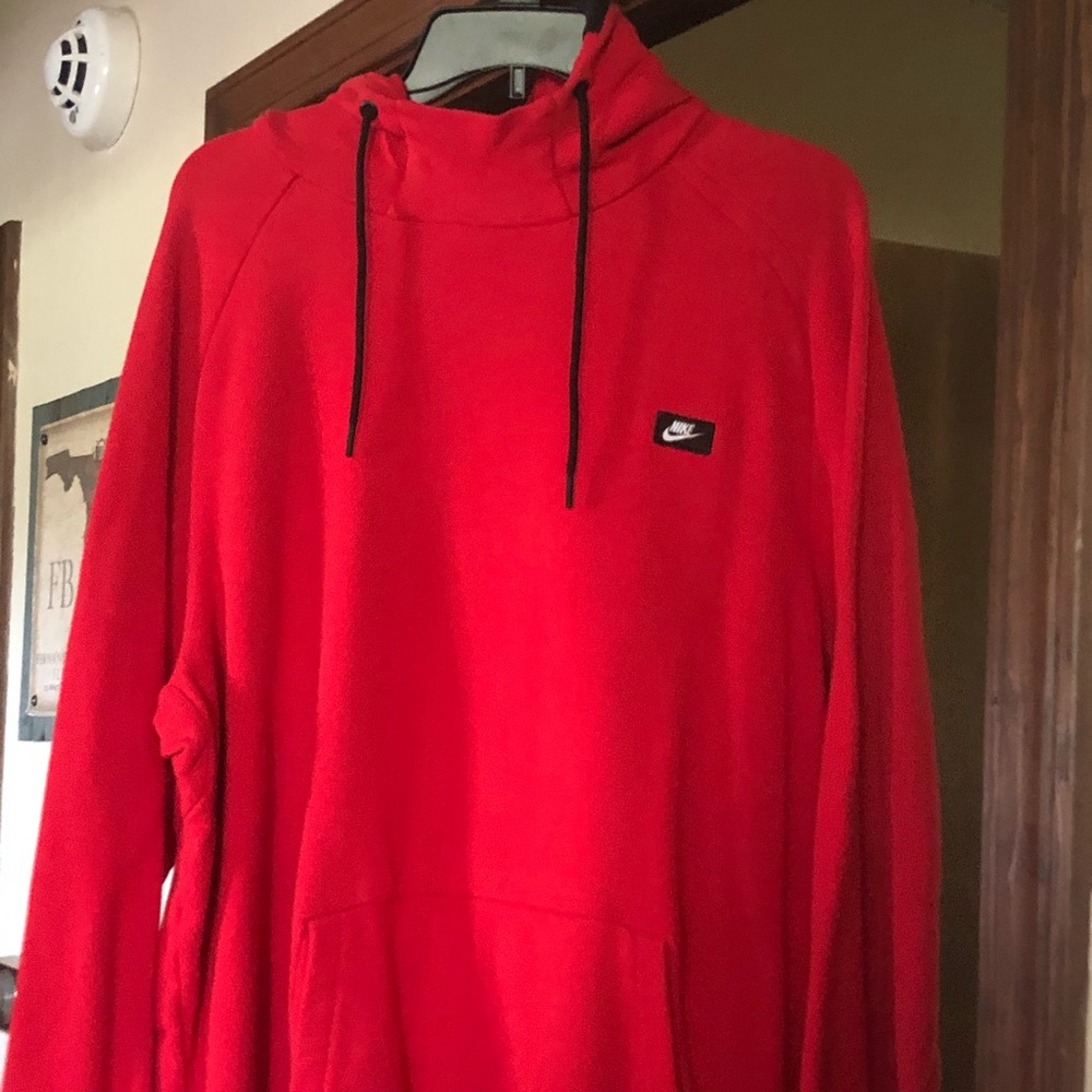 SOLD.———Red Nike Hoodie————SOLD